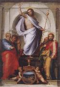 BARTOLOMEO, Fra Christ with the Four Evangelists oil painting artist